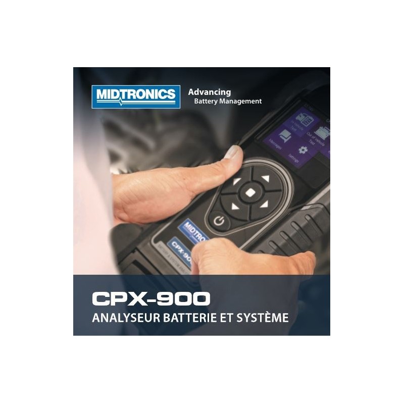 CPX-900 P EU Testeur de batteries Midtronics CPX-900 P EU Testeur de batteries Midtronics